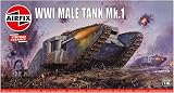 Airfix Vintage Classics Set A01315V WWI Male Tank Mk.I 1:76 49 Parts