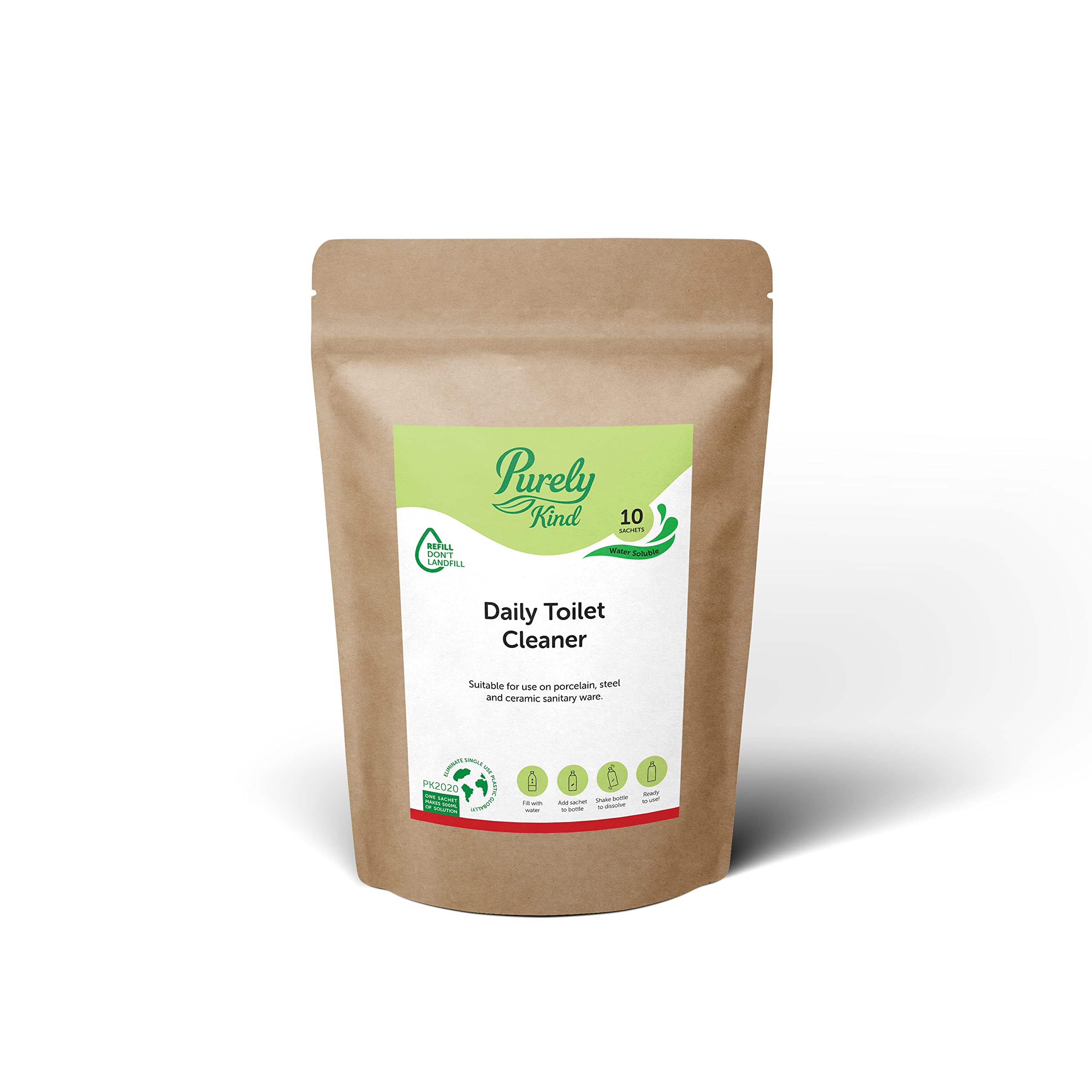 Blake & White Purely Kind Daily Toilet Cleaner Capsules | Pack of 10