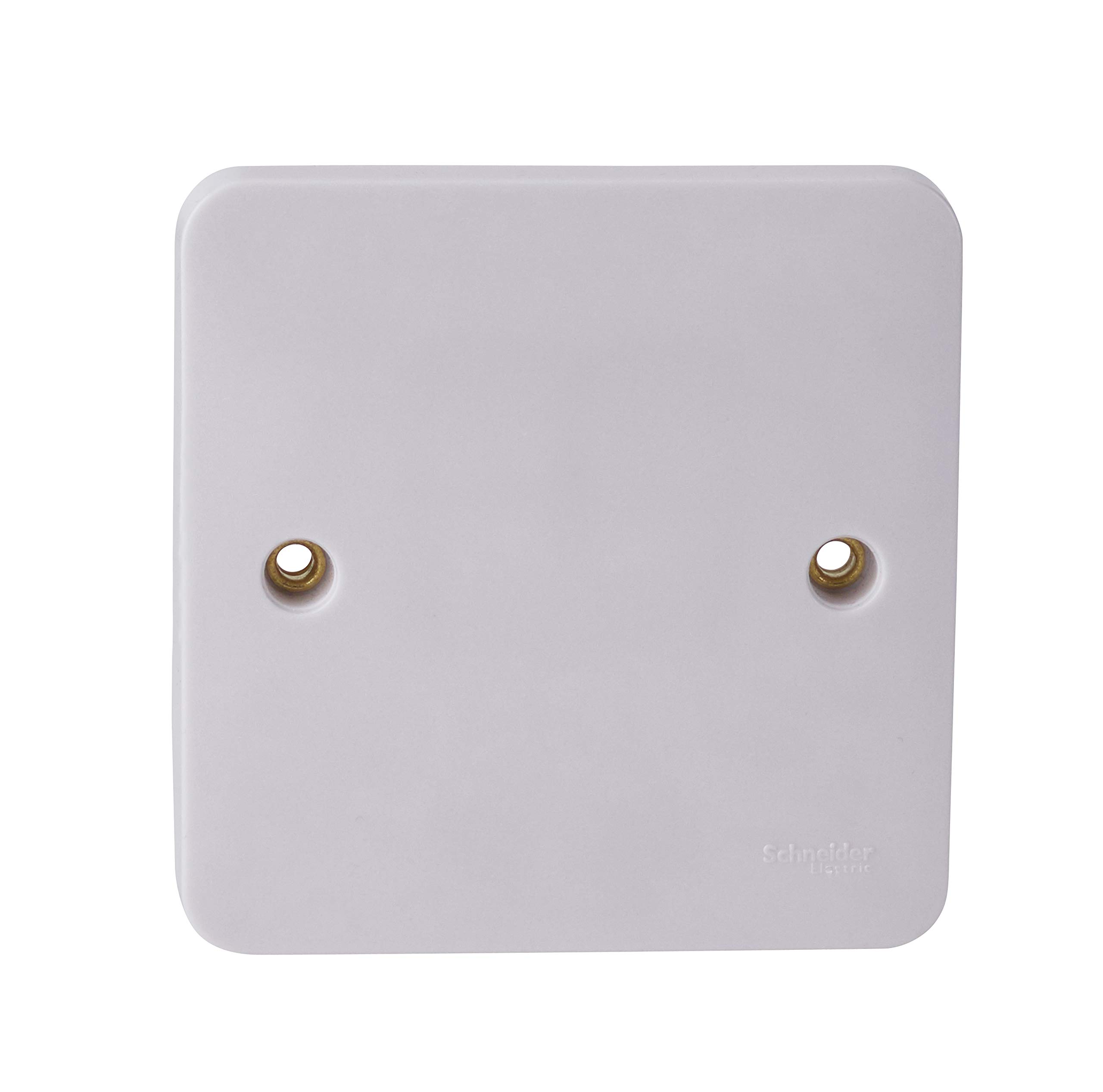 Schneider Electric - Lisse White Moulded, Single Side Flex Outlet Plate, 25A, GGBL2033S, White