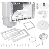 TonGass SP1091WM Wide Mouth Thru-Wall Skimmer Kit for Hayward Pool Skimmer | Through Wall Skimmer Set for SP1091WM Dyna-Skim Above-Ground Pool Skimmers