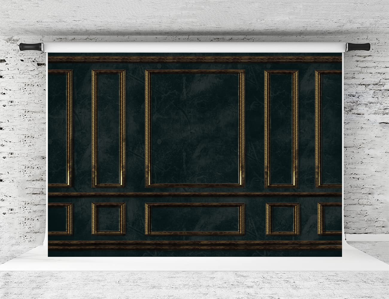 Kate 1.5x2.2m Interior Wall Backdrop Palace Wall Dark Green Backdrop Photostudio for Photography Background Photo Booth