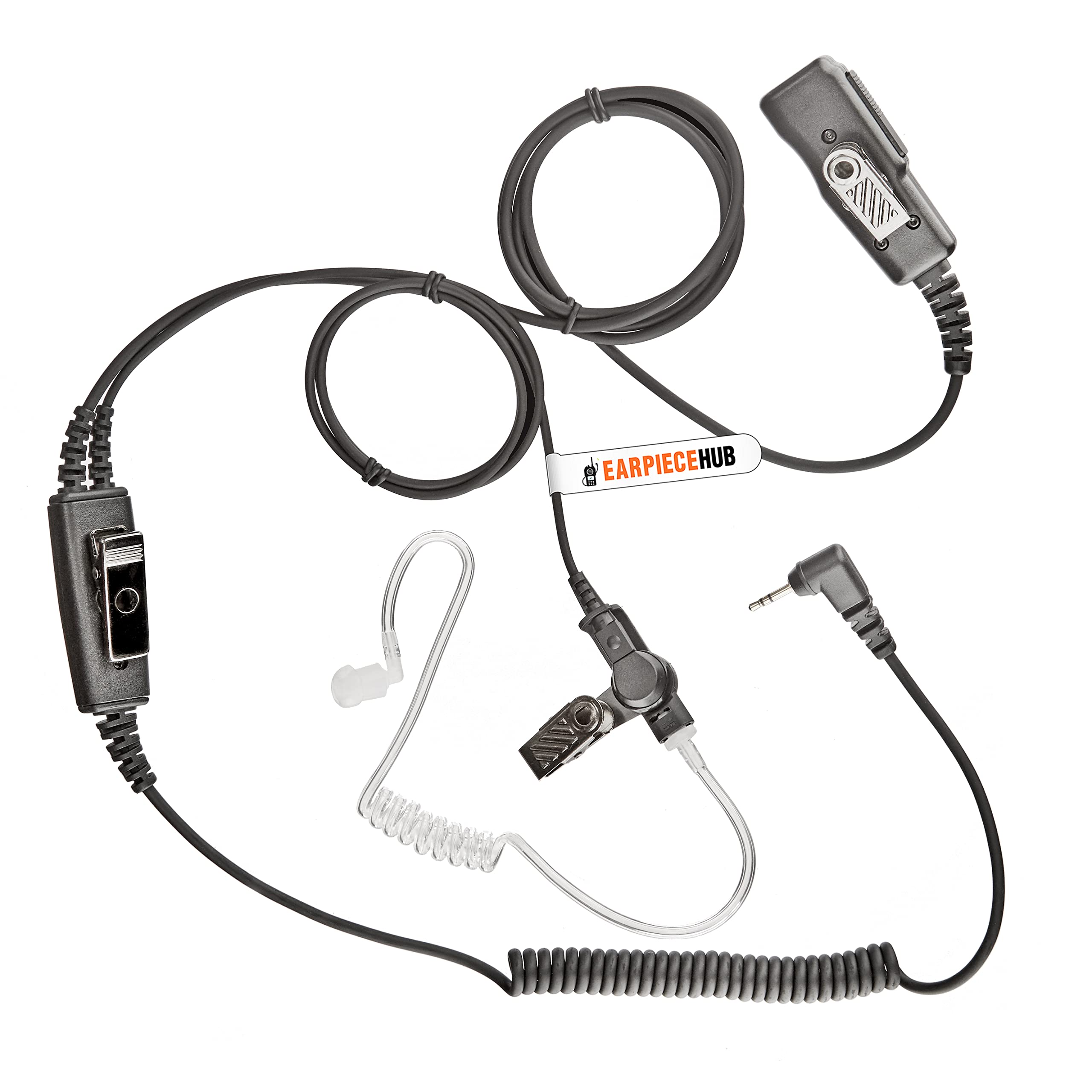 Professional Heavy Duty (PRO-HD) Covert Earpiece Headset for MOTOROLA Radio 1 Pin