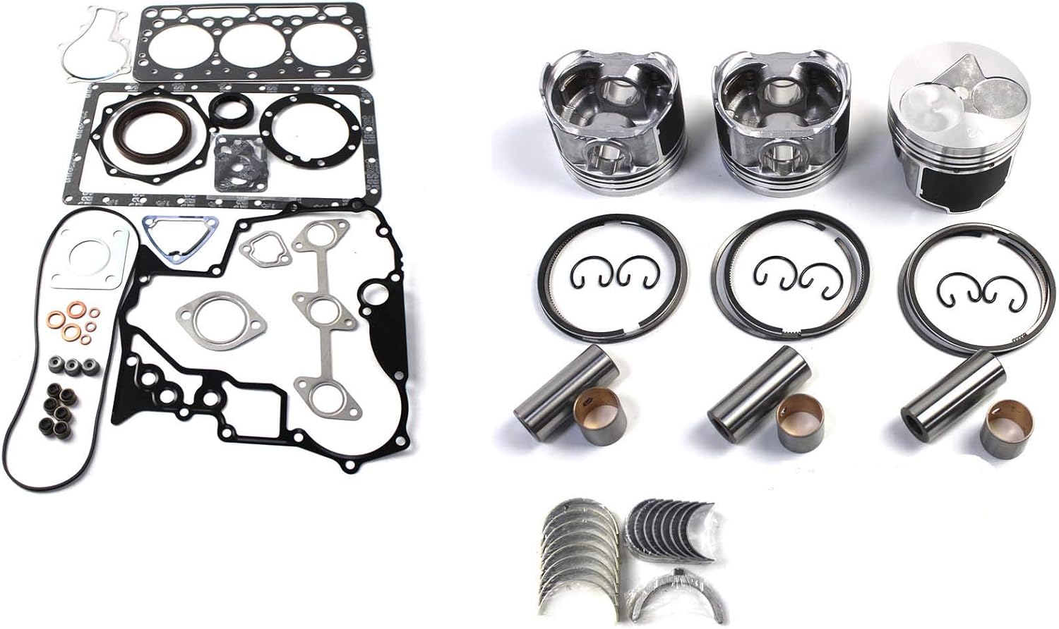Engines & Engine Parts D902 Engine Rebuild Kit for Kubota KX413 Excavator BX25 Tractor&Utility