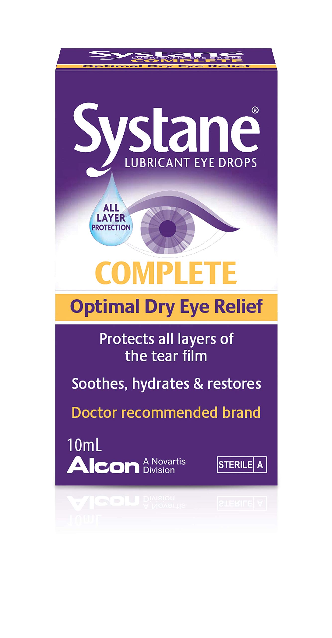 Systane Complete Lubricating Eye Drops for dry Eyes 10Ml