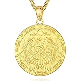 Vito 925 Sterling Silver Saint Necklaces for Women Men, St Michael/Crucifix/Caravaca/St Jude/Virgin Mary Pendant Patron Saint Amulet Medal Religion Jewelry Gift