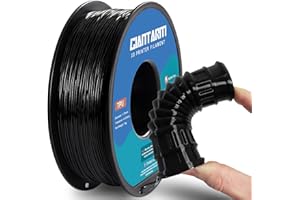 GIANTARM TPU Filament 1.75mm Flexible Soft 3D Printer Consumables Black,95A 1kg Spool (2.2 lbs.), Dimensional Accuracy +/- 0.05 mm