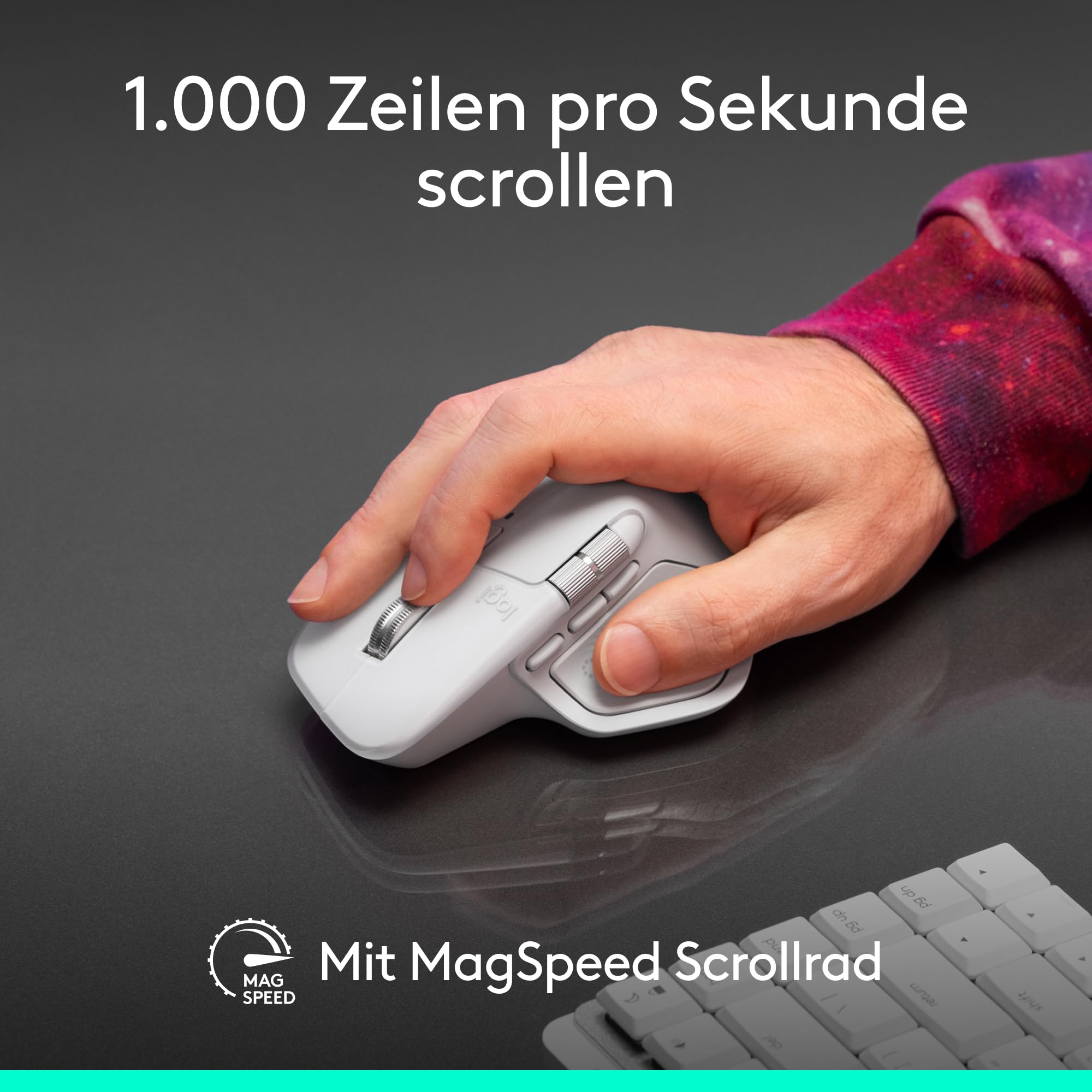 Logitech MX Master 4 for Mac, ergonomische Bluetooth-Maus 4