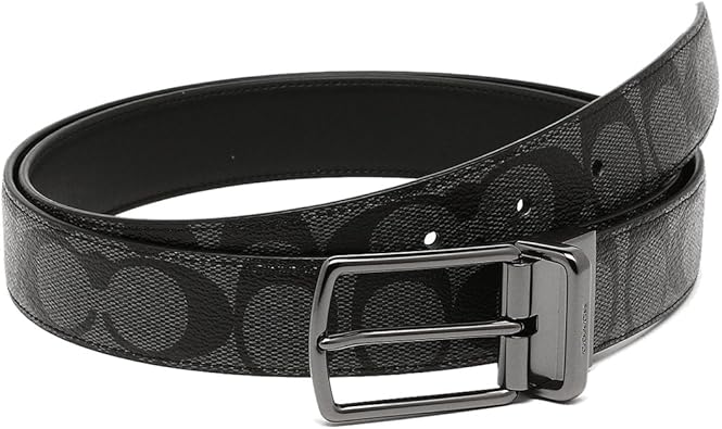 Amazon コーチ ベルト アウトレット レディース Coach F645 Cq Bk チャコール ブラック 並行輸入品 Coach コーチ シューズ バッグ