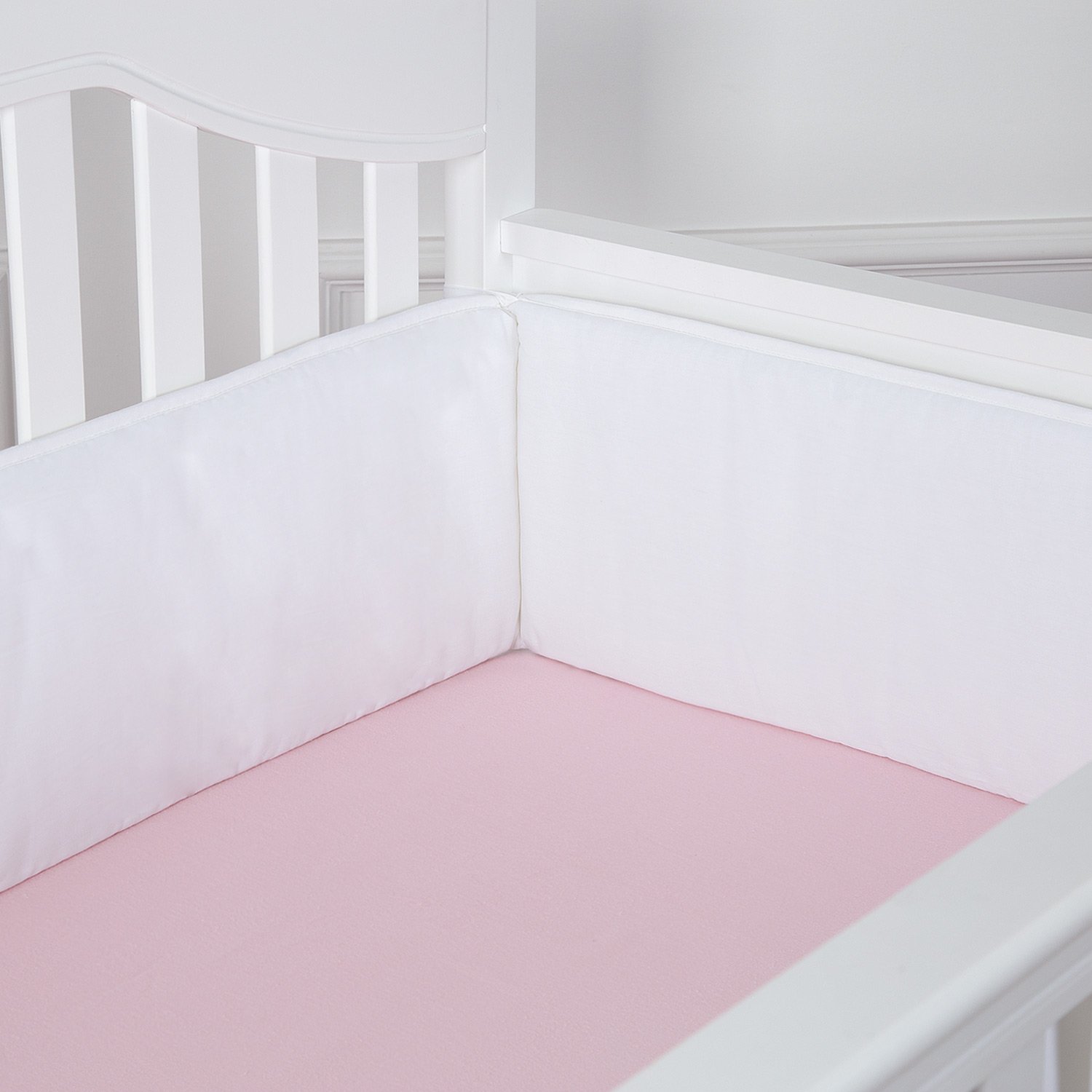 mini crib padded bumper