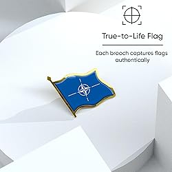 North Atlantic Treaty Organization Flag Lapel Pin