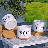 TuDou Best Mum Ever Ceramic Succulent Pot Gift Boxed view 9