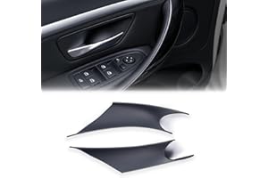 iCarPro Door Pull Handle Sticky Fix Cover Interior Trim for BMW F30 F34 3 Series 320,328,330,335,340,F80 M3 2012-2018, F32 F3
