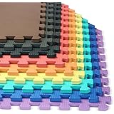 We Sell Mats Premium Foam Interlocking anti-fatigue tiles great for gyms, PX90, Insanity, Pilates, Yoga, aerobics, cardio, trade shows, kids payrooms and more.