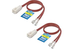 NAPONAL 72-7902 Speaker Harness,Thicker and Longer Speaker Wire Cable,Professional Car Door Speaker Wiring Harness Adapter Connector Plug for Dodge Dart Journey RAM Challenger Jeep Wrangler Chrysler(2PCS)