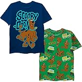 Scooby-Doo! Boys Scooby Doo 2 Pack Short Sleeve T-Shirt Bundle