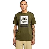 Timberland Mens Square Stack Logo Short Sleeve T-Shirt
