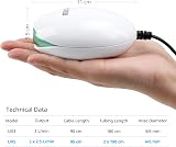 NICREW UFO Aquarium Air Pump 400 L Ultra Silent <37 dB Dual Outlets 2.5W view 5