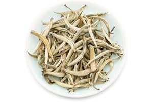 Oriarm 250g Yunnan Silver Needle White Tea Loose Leaf - Spring Harvest Bai Hao Yinzhen from Jinggu, Low Caffeine, Aged to Perfection