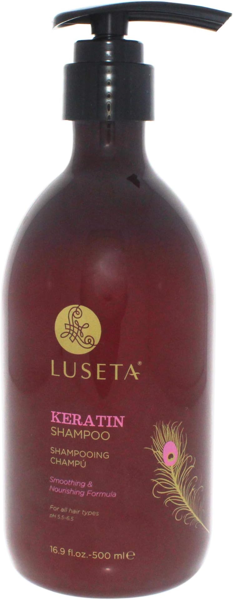 Luseta Beauty Keratin Smooth Shampoo, 17.5 Ounce