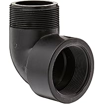 Bee Valve Polypropylene Pipe Fitting, Short Nipple, Schedule 80, 2" NPT Male, 2-1/2" Length - View #13