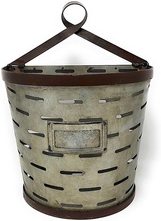 RAZ Imports Wall Planter Hanging Galvanized Metal Half