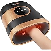 Shine Well Hand Massager - Cordless Hand Massager with Heat and Compression for Arthritis and Carpal Tunnel - Muscles Pain Relief from Wrist to Palm and Finger, Gifts for Women
