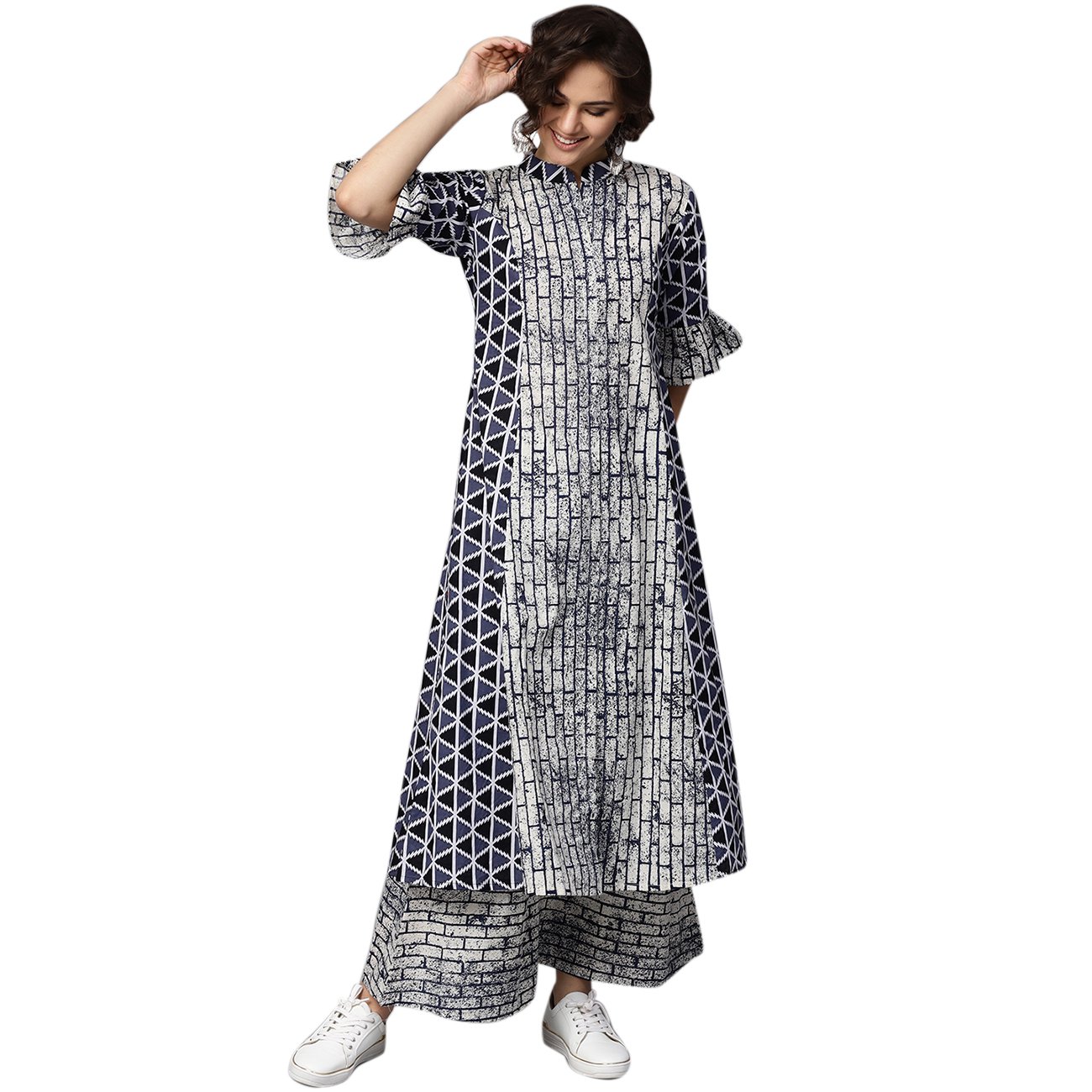 gerua women's a line salwar suit