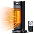 GIOFXY Indoor Space Heater, 1-12H Timer, Digital Display, 70°Oscillation, PTC Ceramic Electric Heating 1500W, Suitable for Office, Home.