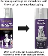 Rust-Oleum 400ml Brilliant Chrome Interior Metallic Spray Paint Quick Drying view 2