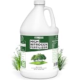 High Nitrogen Fertilizer - Liquid Plant Food for Rapid Growth, 1 Gallon | Deep Green Color Support, Supports Fast Leafy Growth, Two Nitrogen Sources, Includes Calcium &amp; Magnesium, Kelp-Powered Blend