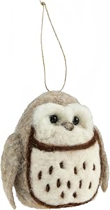 Trimits Needle Felting Craft Kit Owl - Includes Wool, Needle, Shapes,