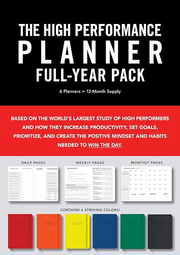 Download High Performance Planner Full-Year Pack: 6 Planners = 12-Month Supply PDF