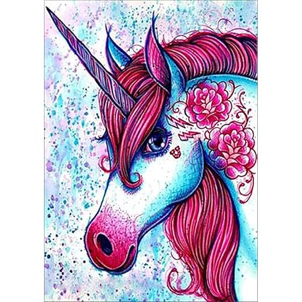 Colorful Unicorn 5d Diamond Painting Embroidery Rhinestone Picture