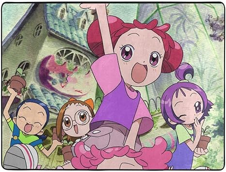 Amazon おジャ魔女どれみ 2 フランネルラグ おしゃれ かわいい ポップ 折り畳み じゅうたん オールシーズン使えます ベッドルーム 折り畳み ト 抗菌防臭 洗浄可能吸水滑り止 ラグマット 家庭用 ラグ カーペット オンライン通販