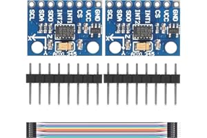 DKARDU 2 pcs GY-291 ADXL345 IIC/SPI Digital 3-Axis Acceleration of Gravity Tilt Module with pinheader Dupont Cable for Arduino