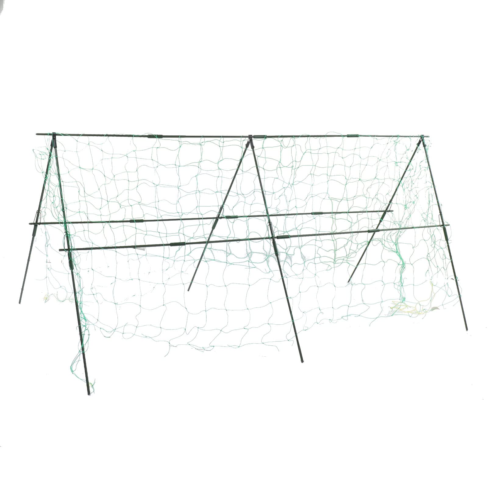 A Frame Plant Growing Support Net Stand Cucumber Peas Climbing Trellis Garden Vegetables Cucumbers Display Case Elevated Backyard Cages Supports