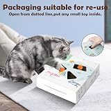 Migipaws Automatic Hide & Seek Cat Toy 7-Hole Pop-Up Feather Hunt Type-C view 4