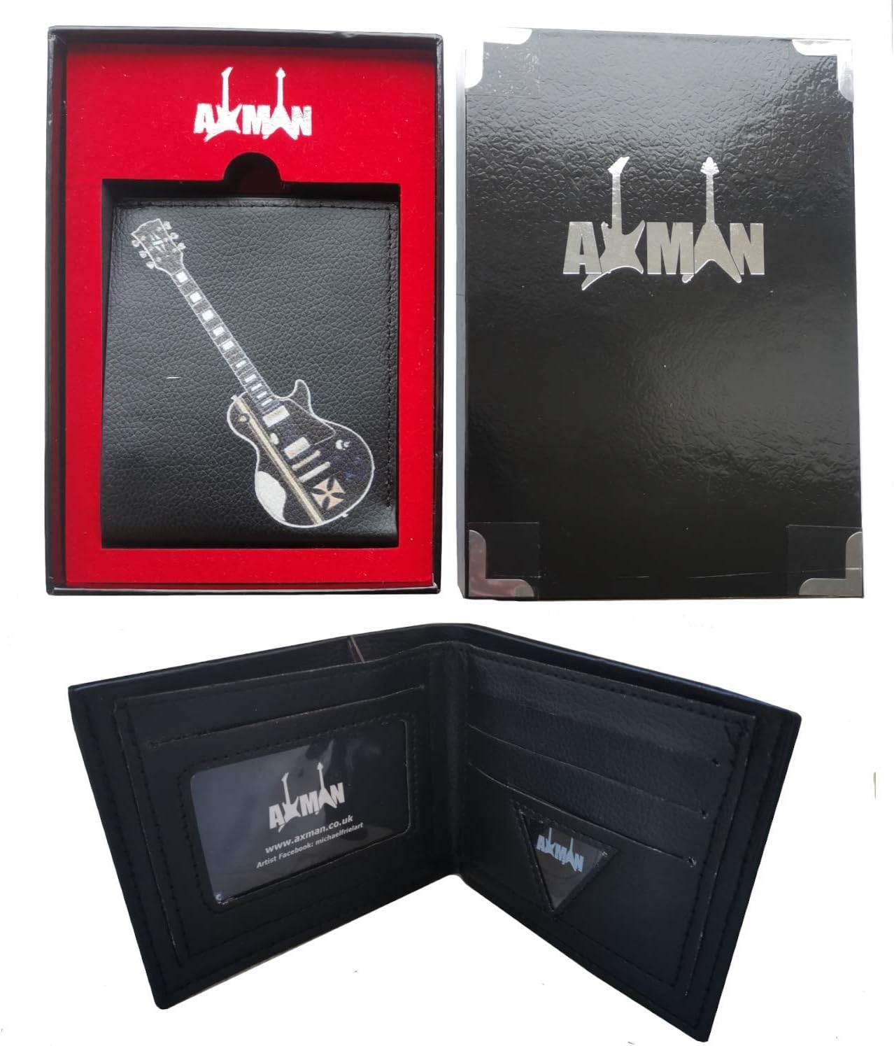 James Hetfield Iron Cross Wallet / Gift Box | Plectrum Holder | Vegan Leather | Original Artwork - Image 5
