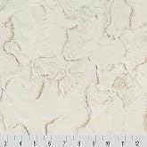 Shannon Fabrics Luxe Cuddle Frosted Hide 60" Minky Fabric by the Yard (Camel)