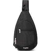 Daily Sling - Lightweight 12.6"x7.5" Sling Crossbody Bag with Convertible Adjustable Shoulder Strap