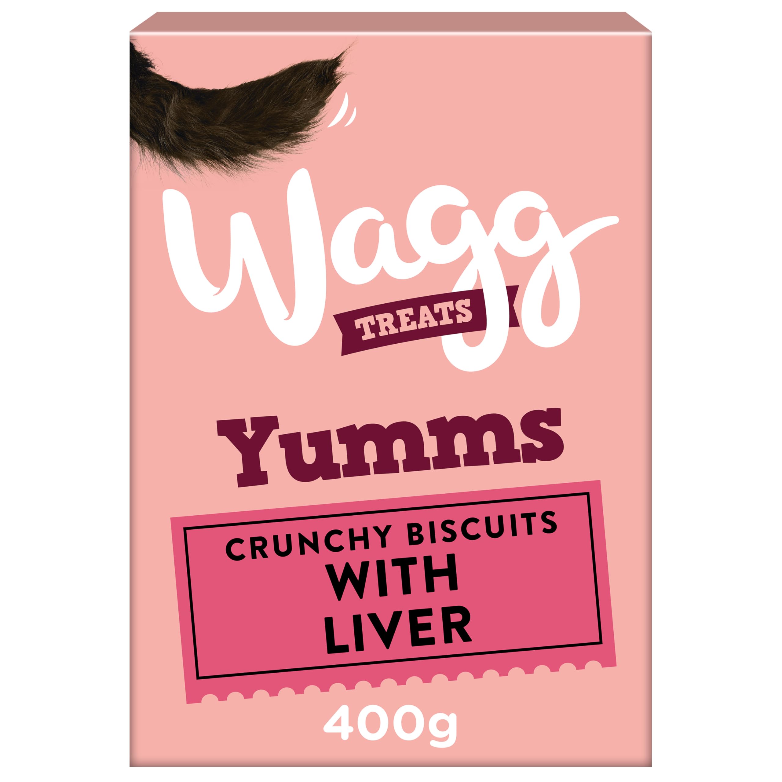 Wagg Yumms Liver Dog Treats 400g (Pack of 5) - Oven Baked