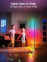 Tyute LED Floor Lamp RGB Corner Lamp with App Remote Music Sync 150cm view 3