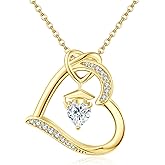 YAFEINI Graduation Necklace S925 Sterling Silver Bachelor Cap Necklaces Class of 2025 Heart Pendant College High School Graduation Gifts for Women Mom Wife