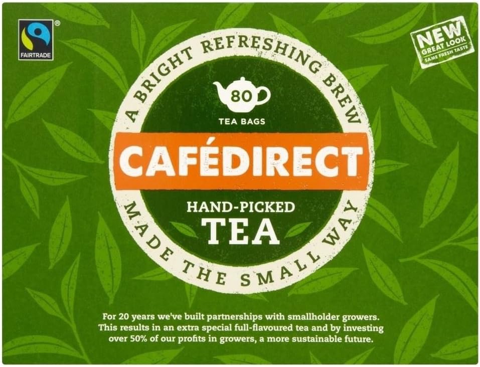 Cafédirect Everyday Teadirect Fairtrade Tea Bags (80)