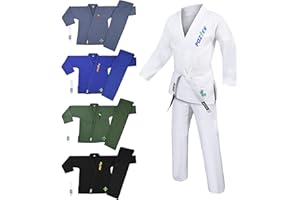 POZTEV Brazilian Jiu Jitsu Gi for Men & Women BJJ Gi Grappling Kimonos Preshrunk Lightweight Fabric Martial Arts Uniform