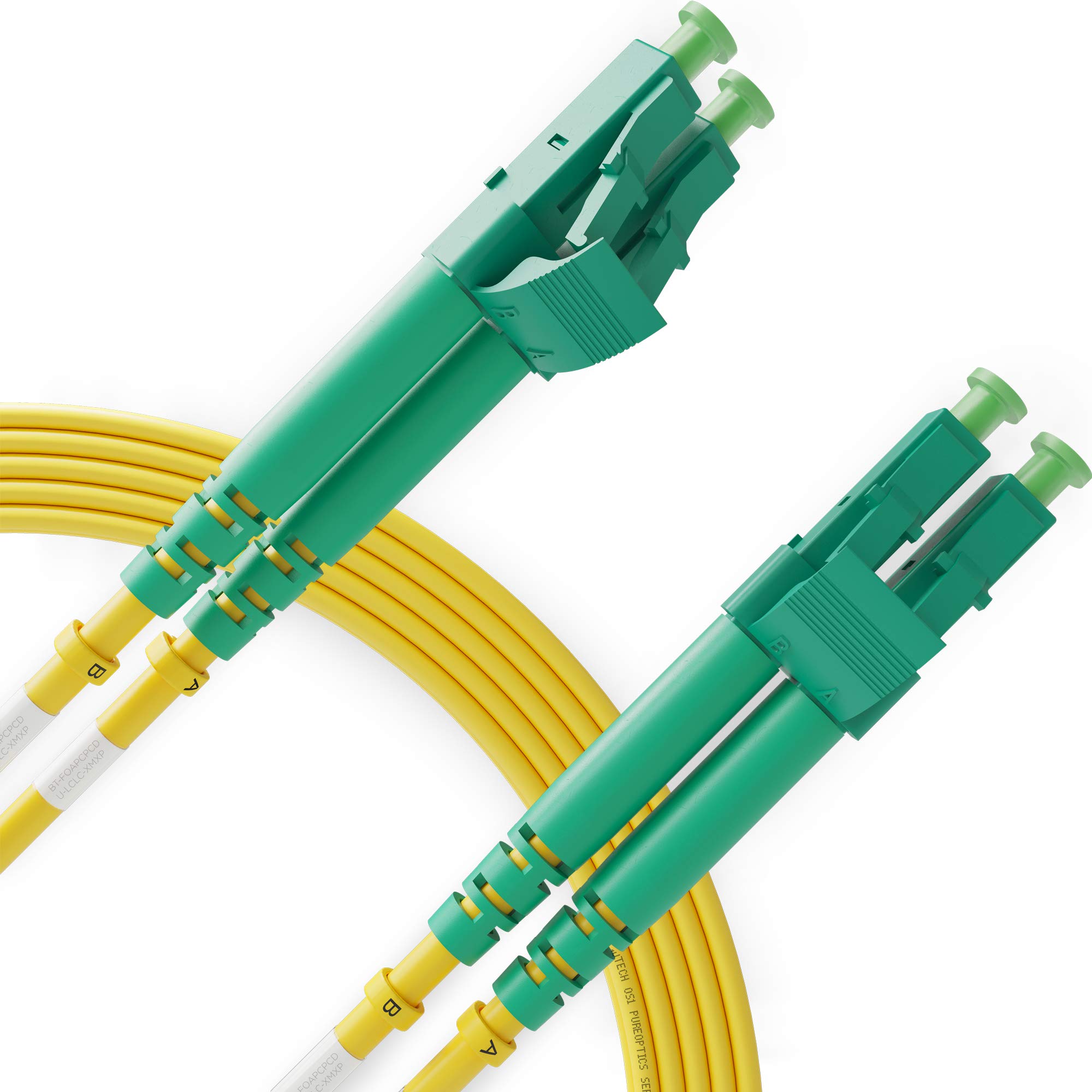 BEYONDTECH LC to LC Single Mode Fibre Patch Cable Duplex - 5M APC/APC (LSZH) 9/125um OS1 Singlemode Lead Series