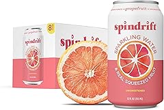 Spindrift Grapefruit Sparkling Water, 12 Fl Oz (Pack of 8)