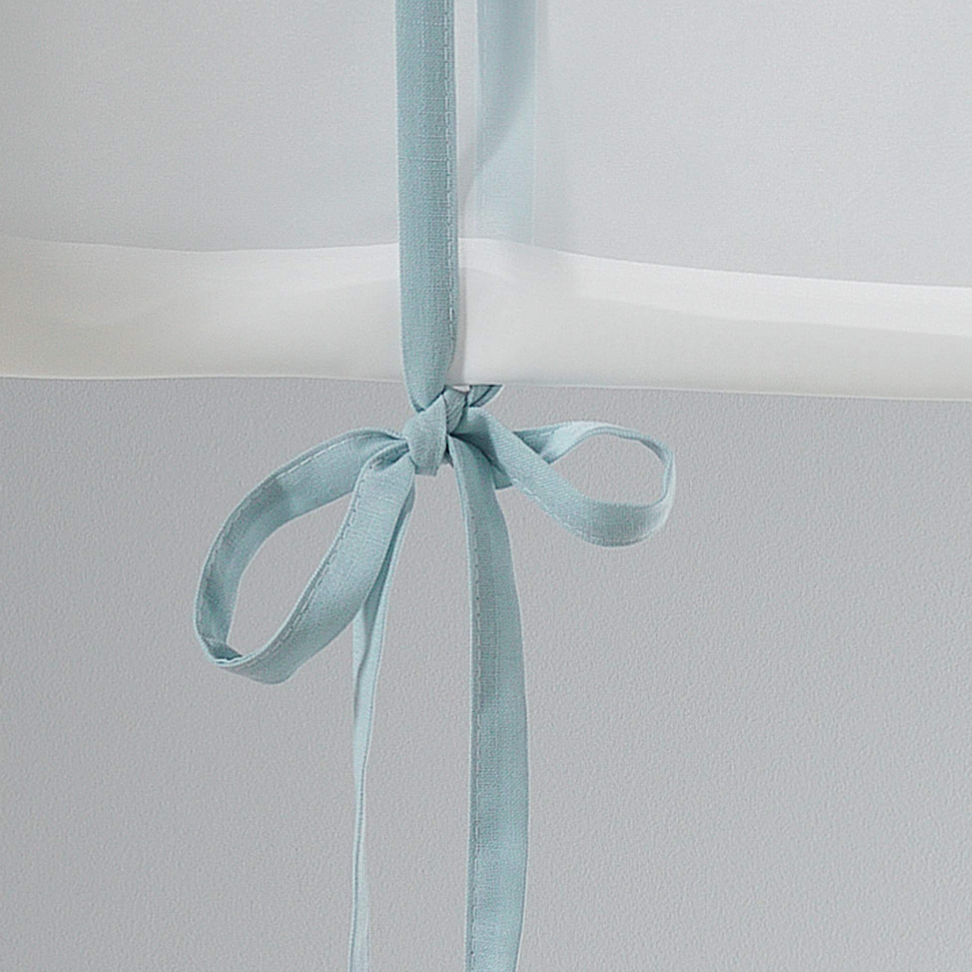 Charme et Douceur Roller Blind for Use with a Pole, 60 x 150 cm, Ceramic, blue, 60 x 190 cm