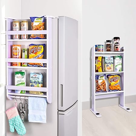 ElevenII - Estantería para frigorífico de Tres Niveles de Madera ...