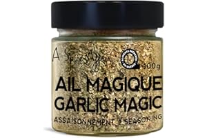 A Spice Affair Garlic Magic Seasoning | Savory Garlic All-Purpose Spice Blend for Chicken, Vegetables, Pasta, Bread & More | 